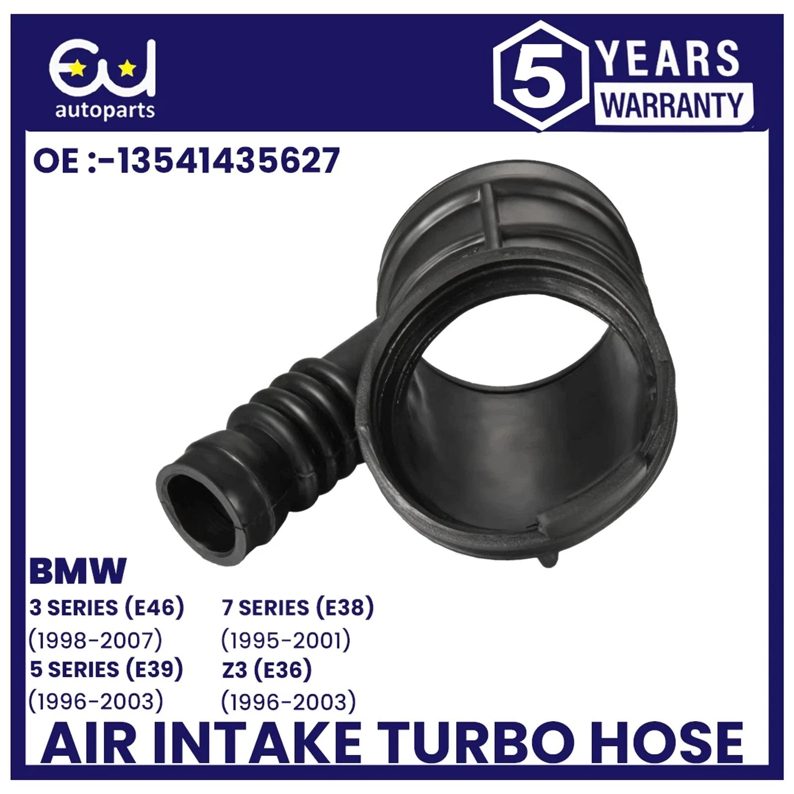 AIR INTAKE HOSE BOOT PIPE FOR BMW 3 5 7 SERIES E46 E39 E38 E36 Z3 13541435627